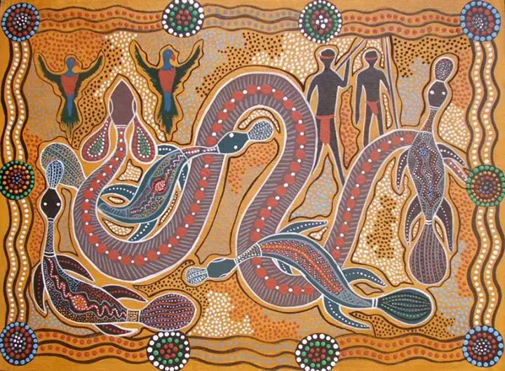 Australia: A “Rainbow” Snake Created The World