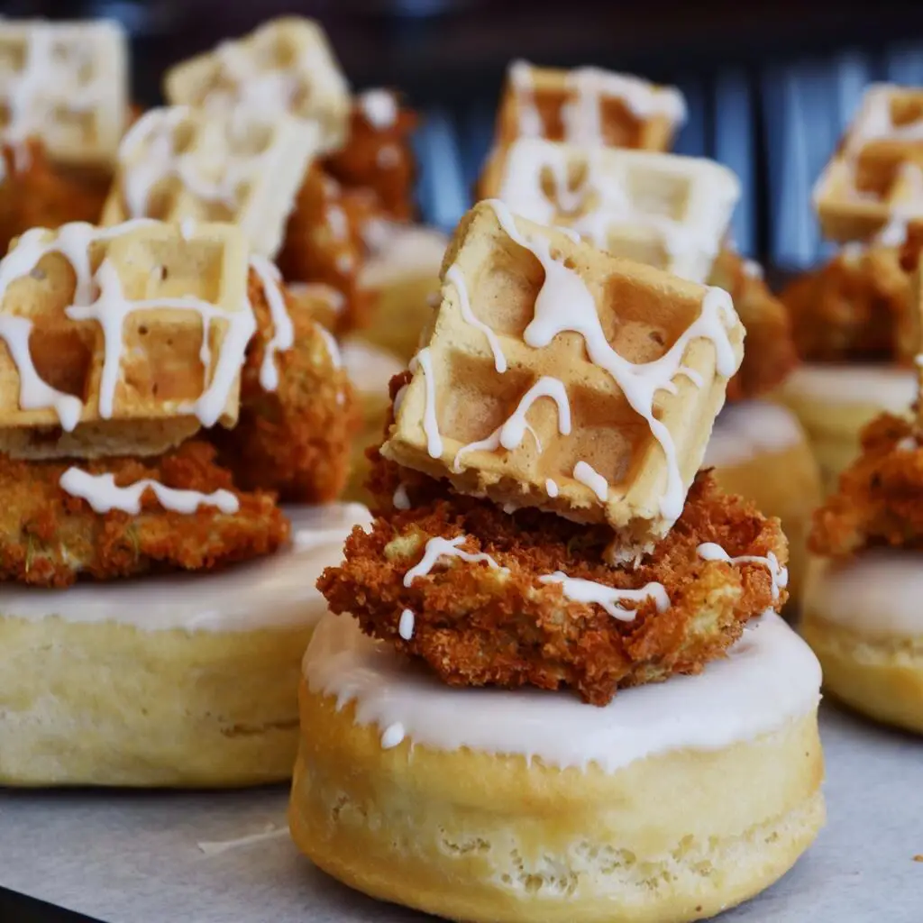 Chicken And Waffle Donuts 