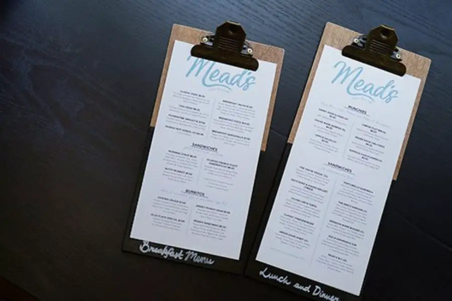 complex menus