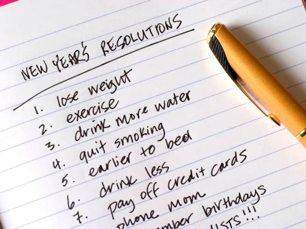 I will fulfil my New Year Resolutions!