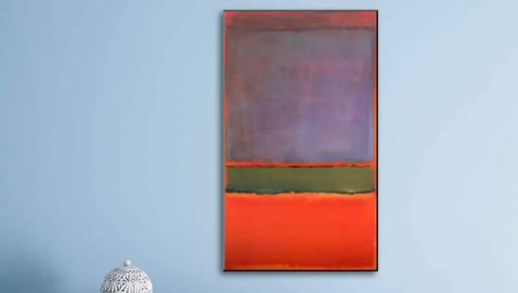 'No.6' (Violet, Green, and Red) By Mark Rothko 
