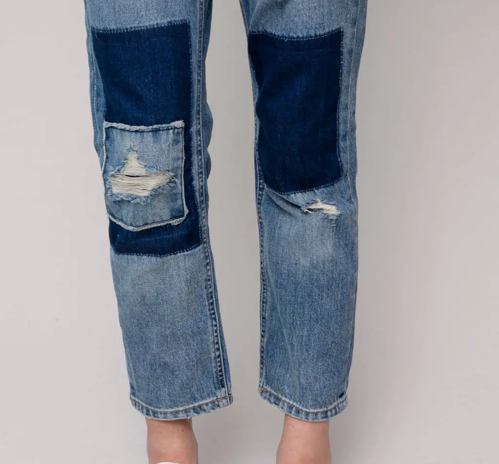 Patched Jeans