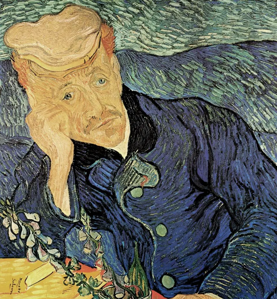  'Portrait of Dr. Gachet' By Vincent van Gogh 