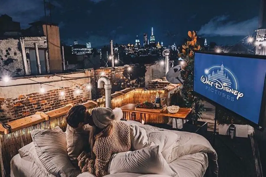 Plan A Rooftop Movie Night