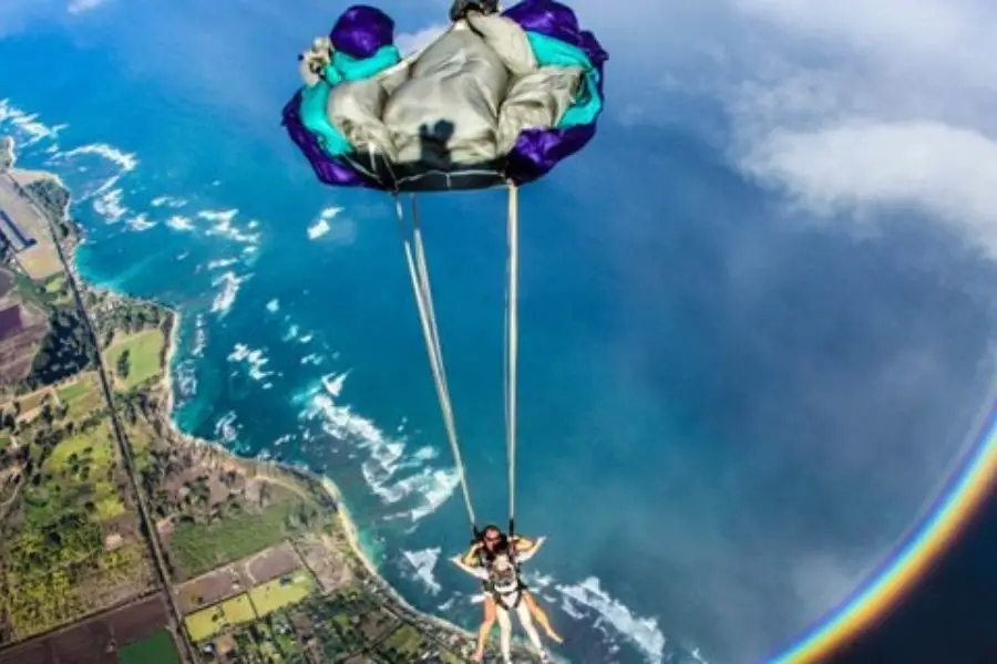 Hawaii, skydiving