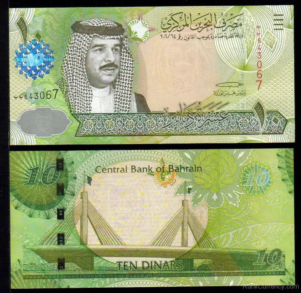 2.The Bahraini Dinar