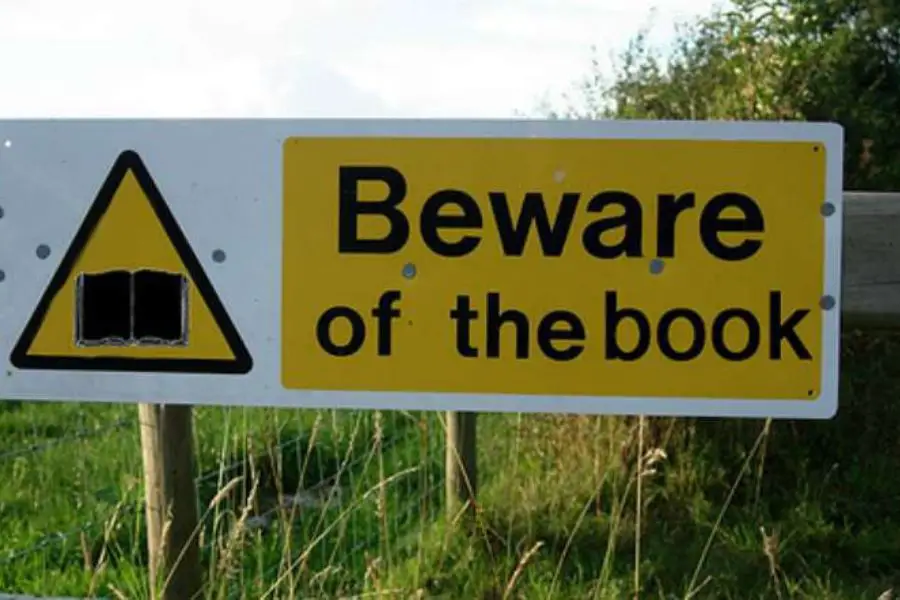Beware of the book.