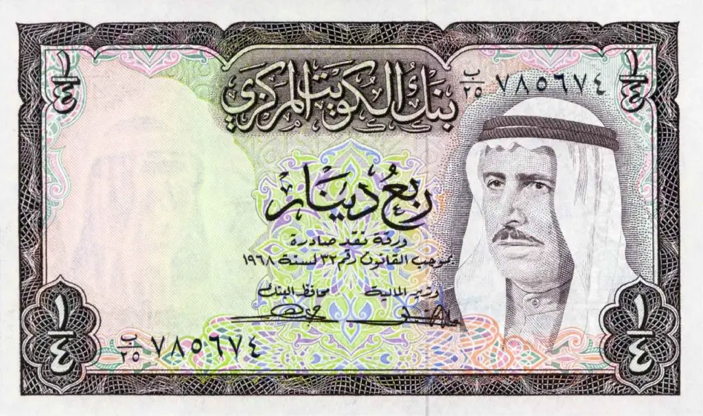 1.The Kuwaiti Dinar
