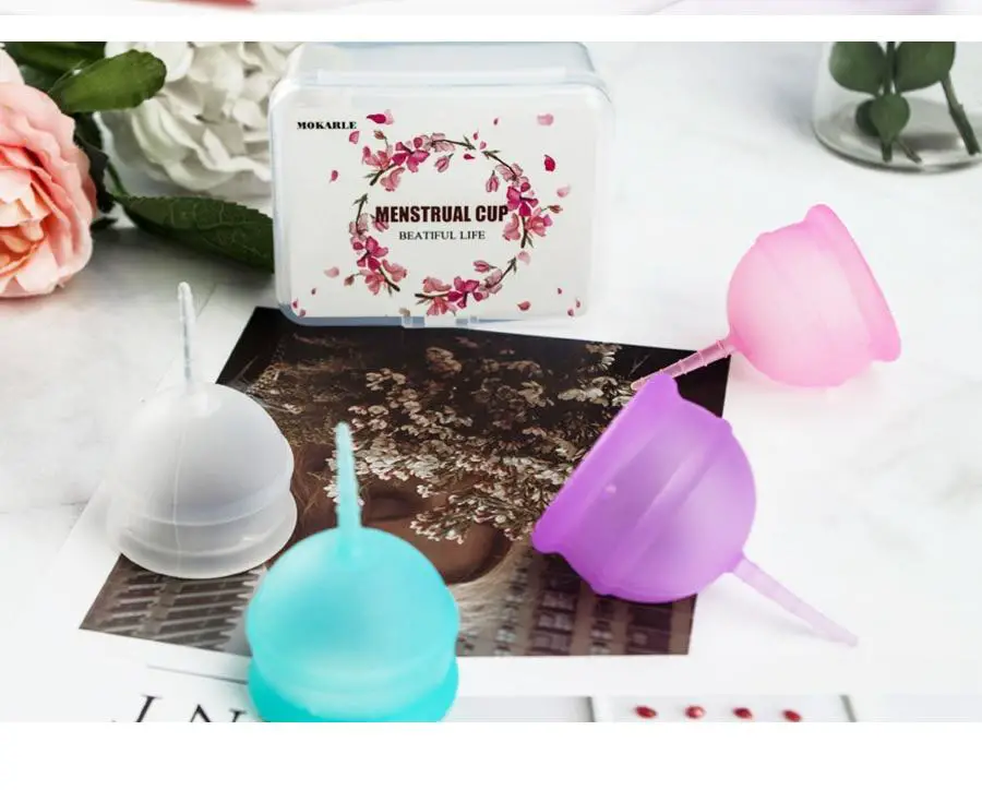 3. Try menstrual cups.