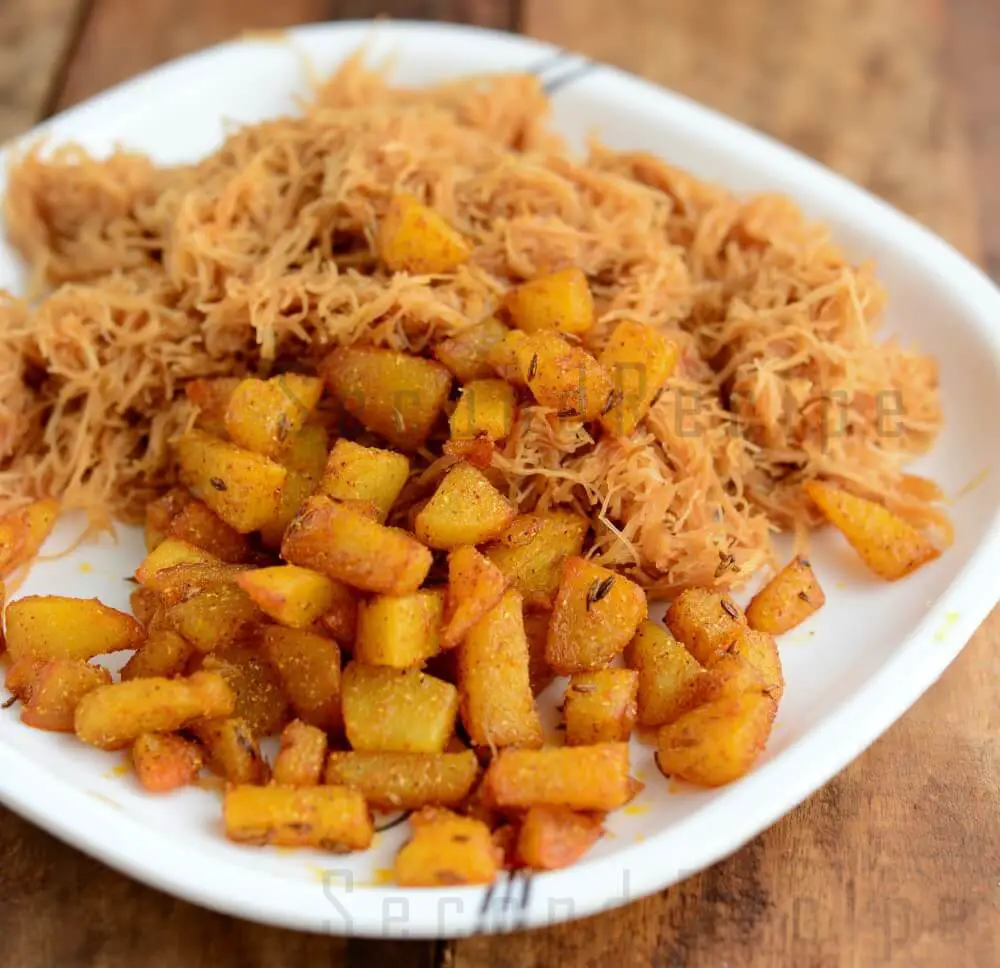 13. Saiyoon Patata (Vermicelli & Fried Potatoes)