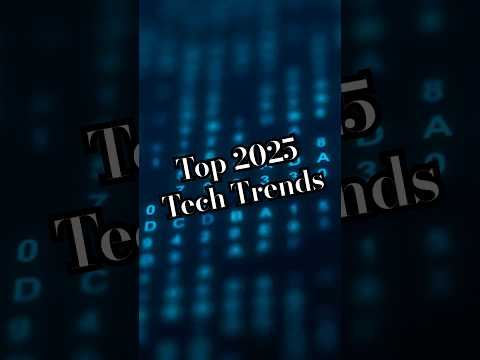 Tech Trends That Will Dominate 2025: AI, AR, and Wearable Health Tech! 🚀