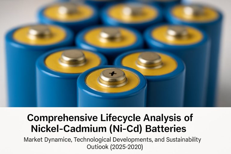 Umfassende Lebenszyklusanalyse von Nickel-Cadmium (Ni-Cd) Batterien: Marktdynamik, technologische Entwicklungen und Nachhaltigkeitsausblick (2025–2030)