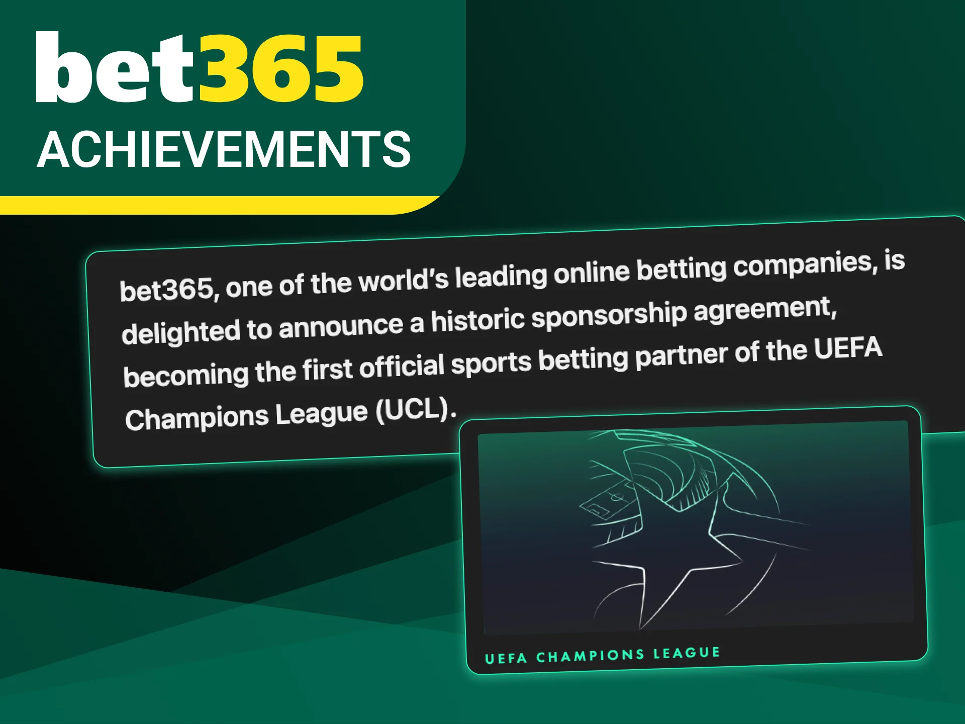 Bet365 brings UEFA Champions League history to life with exciting betting options.