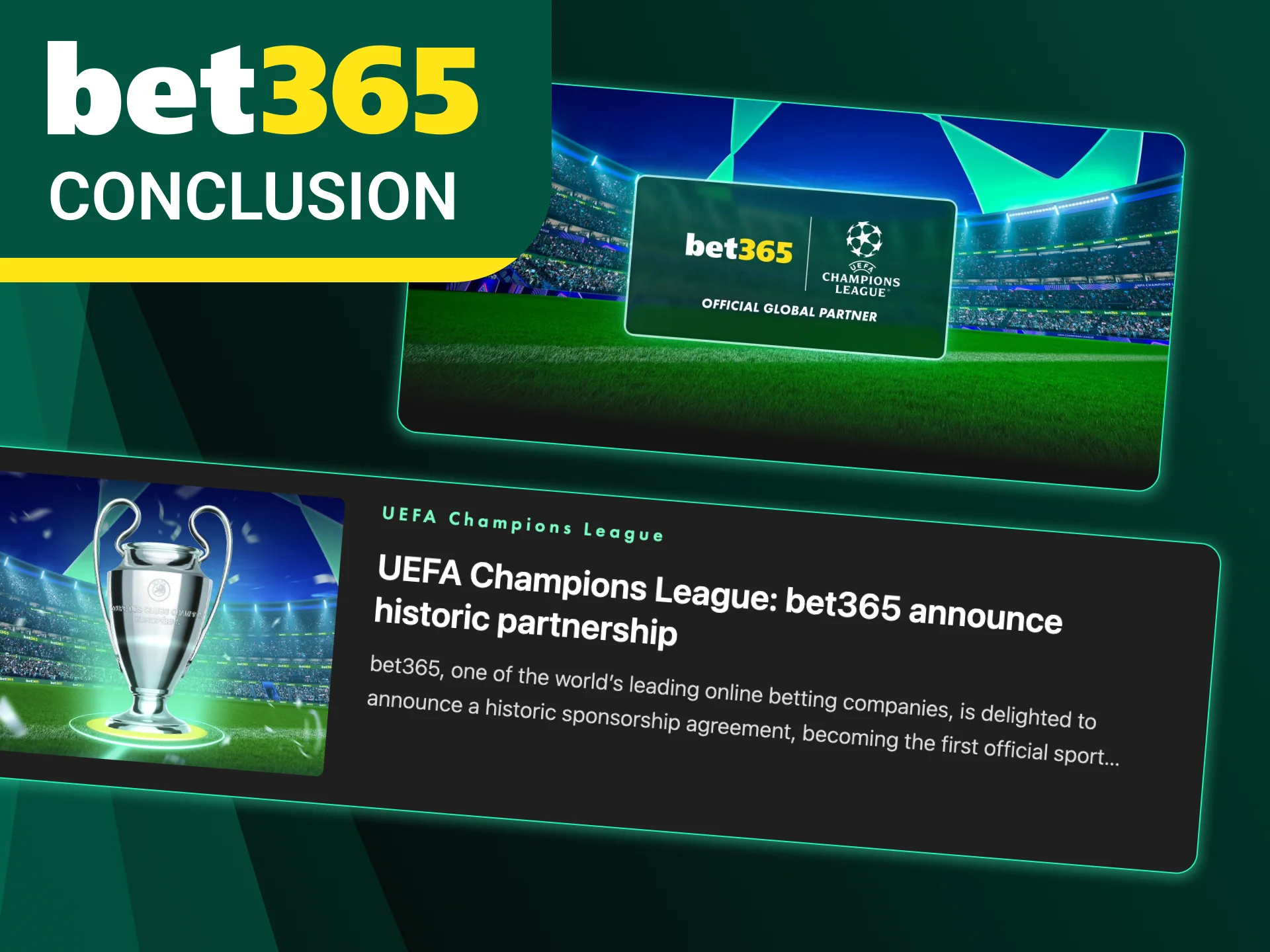 Bet365 makes UEFA Champions League matches more exciting with special offers all season.