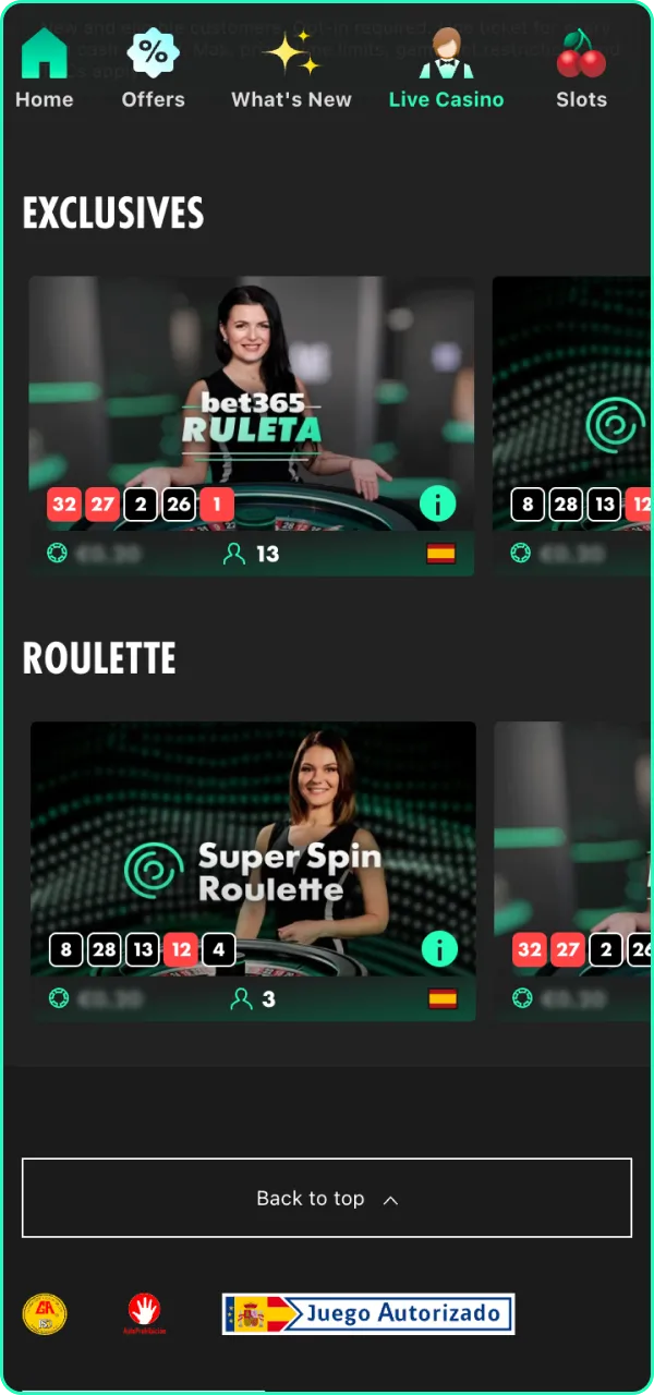 Bet365 live casino delivers real winning thrills.