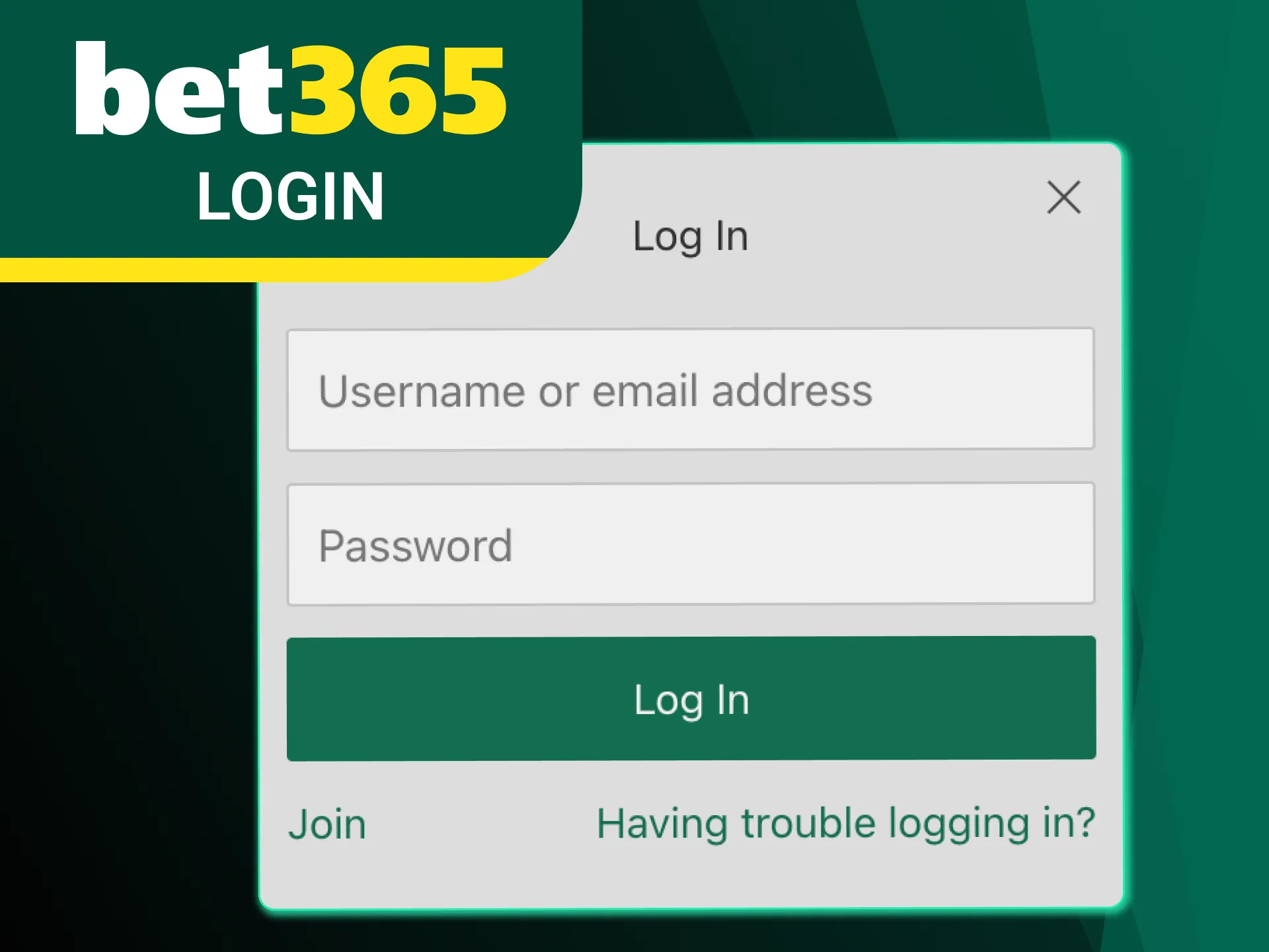 Log into Bet365 and start winning instantly.