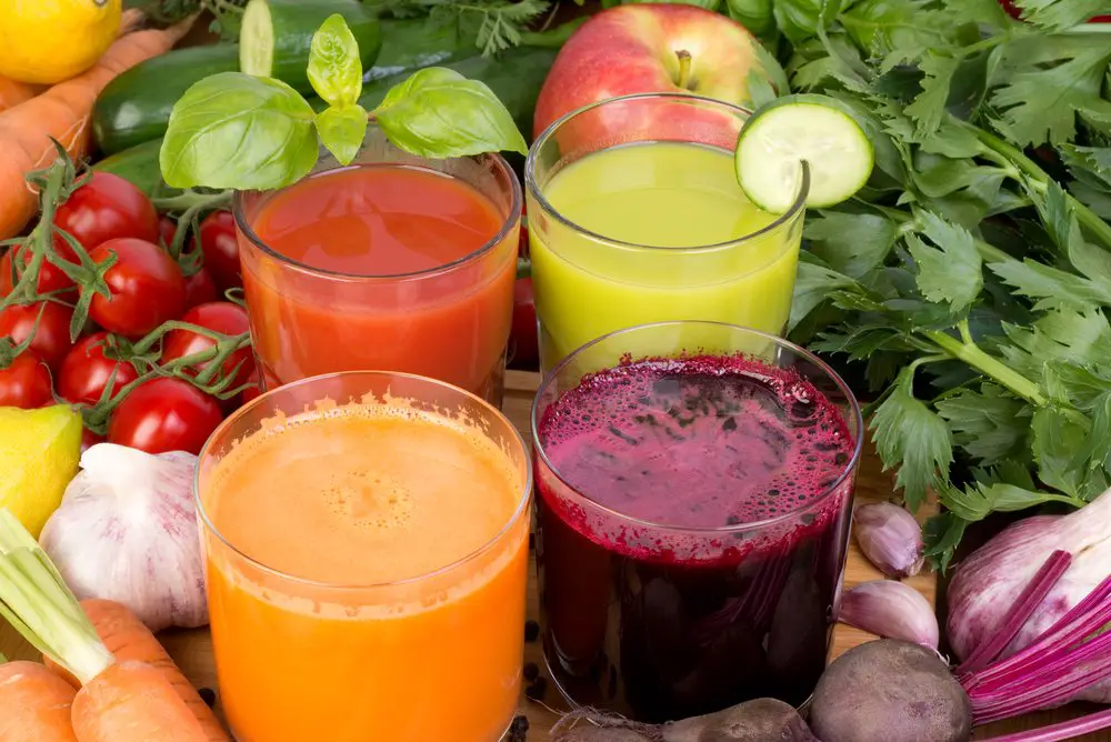 Drink Freshly Made Vegetable Juice Daily