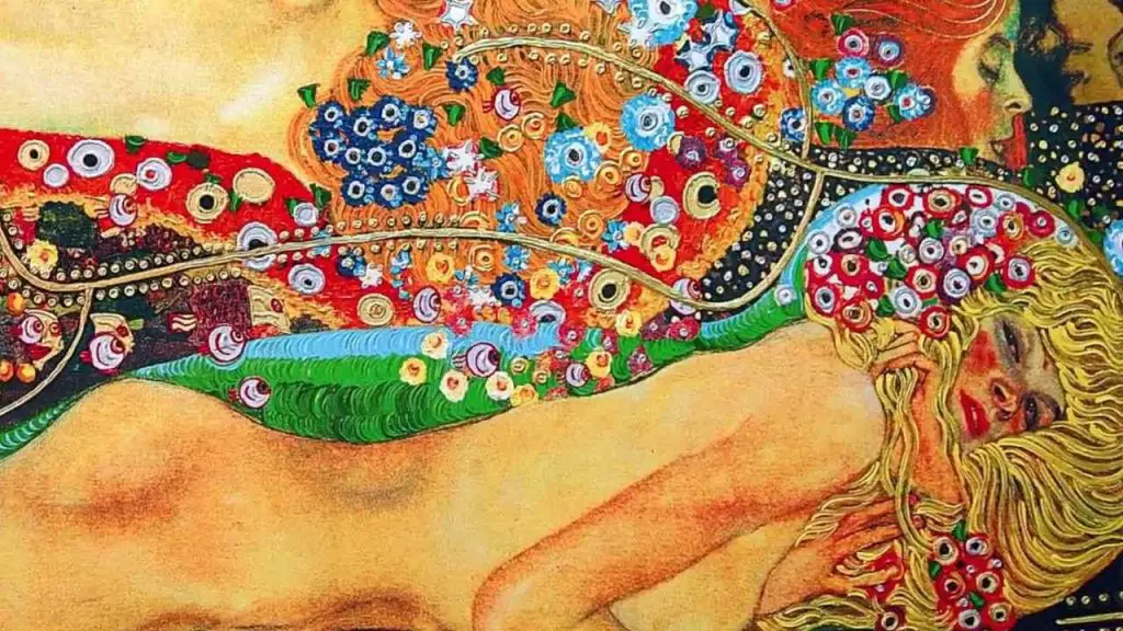 'Wasserschlangen II' By Gustav Klimt 