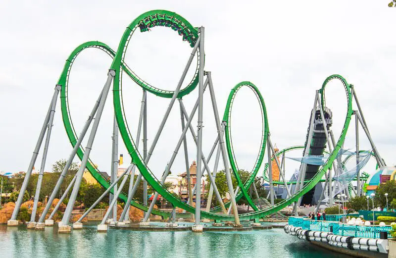  5. The Incredible Hulk at Islands of Adventure theme park, USA: